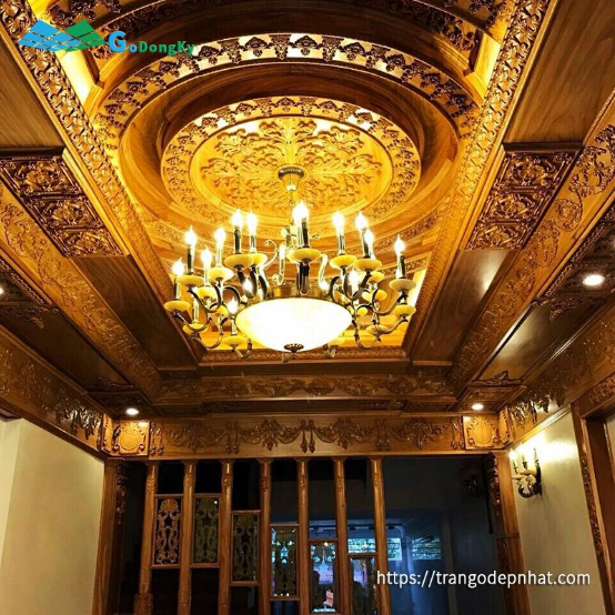 Căn phòng ấm áp hơn với những mẫu trần gỗ đẹp