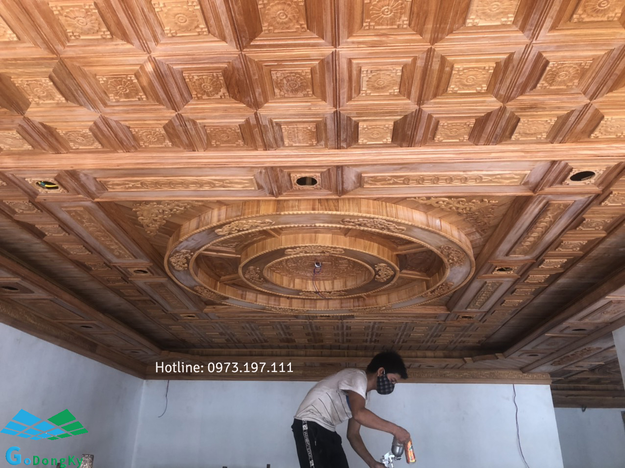 Chất liệu tạo nên mẫu trần gỗ đẹp