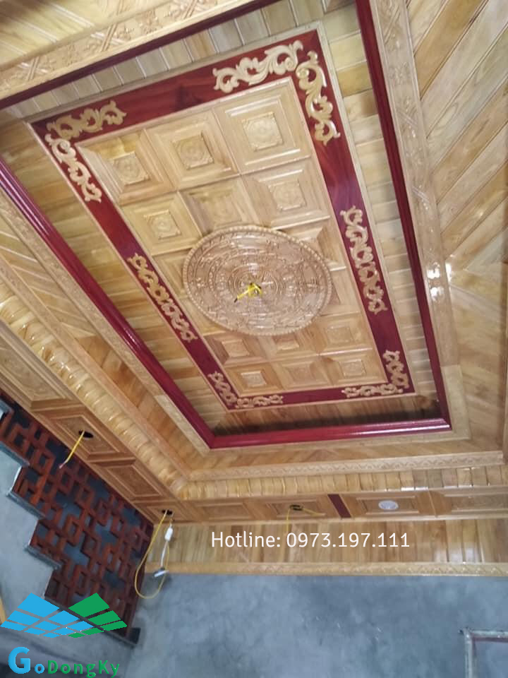 Gỗ pơ mu ốp trần nhà