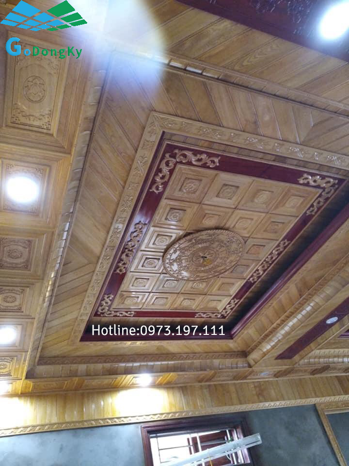 Thi công trần gỗ tại Hà Tĩnh