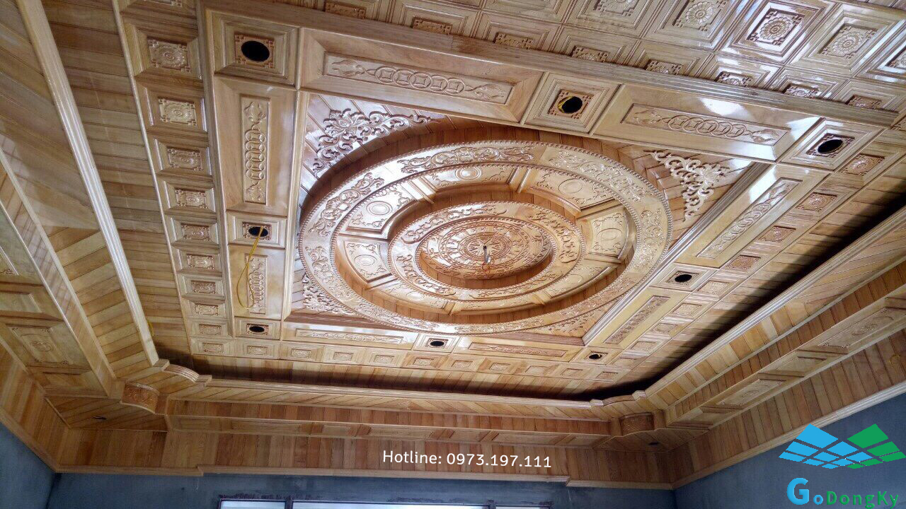 Trần gỗ tự nhiên đẹp tại Tây Ninh