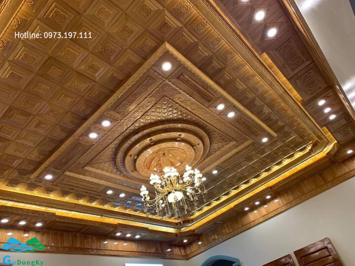 Trần gỗ tự nhiên hợp phong thủy
